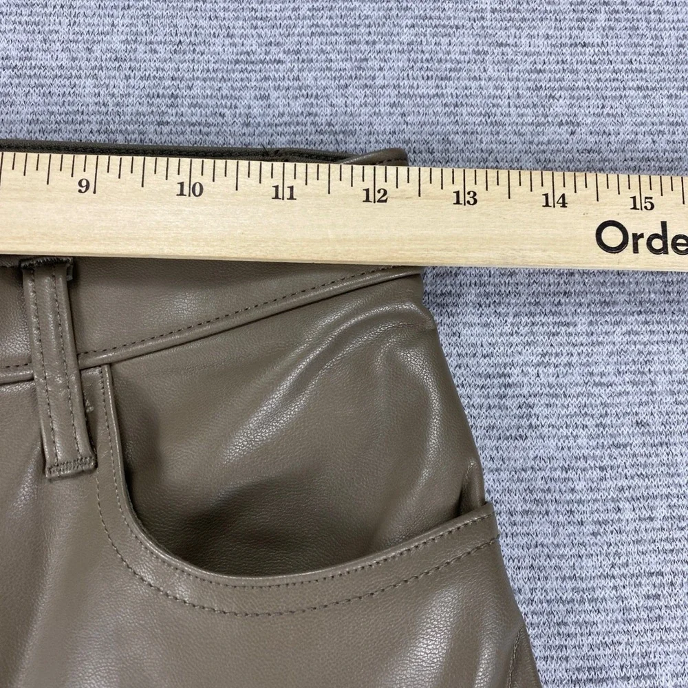 Abercrombie &‎ Fitch Curve Love 90s Straight Ultra High Rise Vegan Pants 25